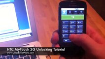 How to Unlock HTC MyTouch 3G with Code   Full Unlocking Tutorial!! tmobile rogers o2 fido orange red