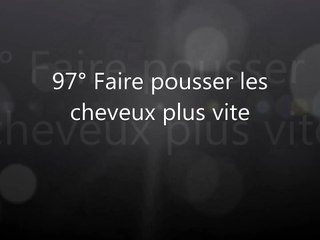 97° Faire pousser les cheveux plus vite