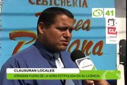 Siguen la clausura de locales - Trujillo