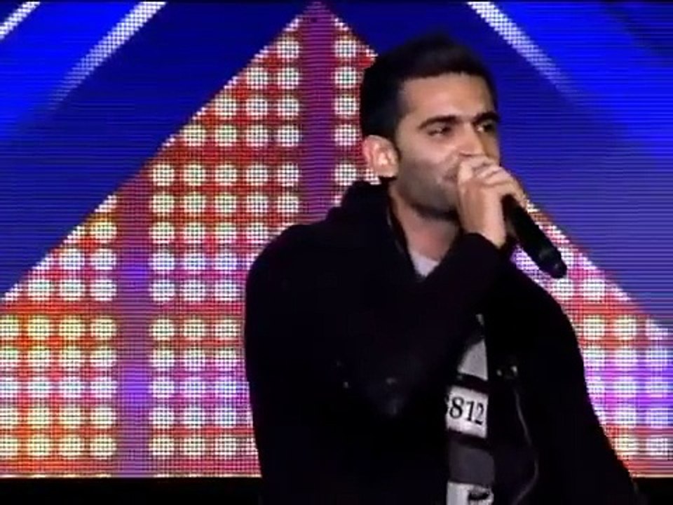 XFactor Arab 2013 - Mohamad Jaafil - The only talent that made all judges stand up for him.FLV
