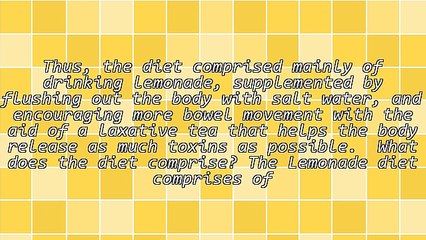 Inside Secrets On The Lemonade Diet