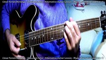 Lead Guitar Lessons - Blues alternative cadence - 1 - César Fornés Berlanga