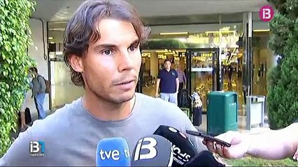 Rafael Nadal arrived in Mallorca after Roland Garros, 4 June 2015.