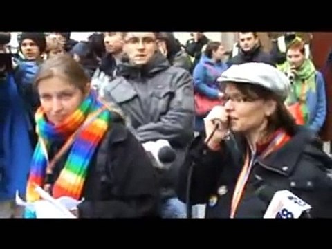 Wrocławski Marsz Równości, cz. I, manifestacja homoseksualistów 24.10.2009 Wroclaw