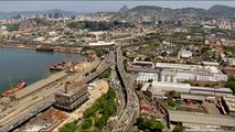 Imagens aéreas mostram obras do Porto Maravilha | Cidade Olímpica