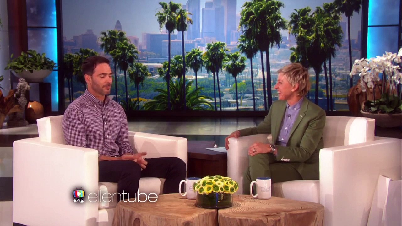 Jimmie Johnson Catches Up with Ellen