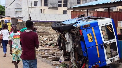 At least 90 killed in Ghana petrol station fire