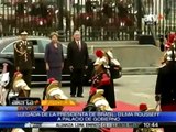 Tuteve.tv/ Ollanta Humala recibe a Dilma Rousseff con honores en Palacio de Gobierno
