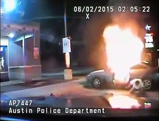 A man explodes his car during his arrest
