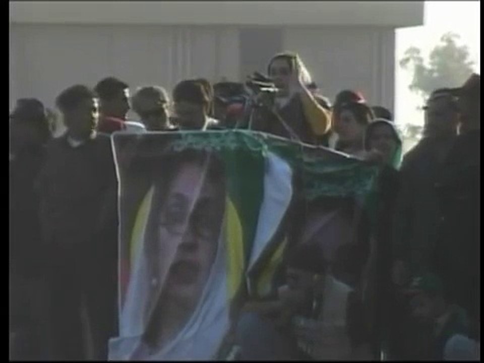 BENAZIR BHUTTO  HYDERABAD JALSA
