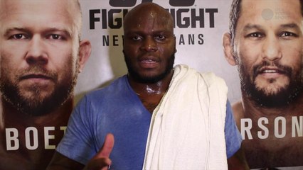 For Derrick Lewis, fighting is all about his kids