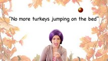 Thanksgiving Songs for Children - Five Little Turkeys - Kids Songs with Lyrics