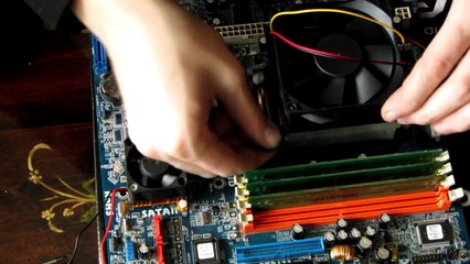 Замена термопасты и установка процессора