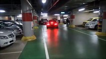 女性ドライバーがバック駐車・夜の首都高速を走る☆Mercedes-Benz 　AMG　5500cc