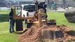 RG140DXH RAYCO Tow-Behind Stump Cutter.flv