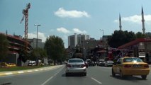 (HD) istanbul trafigi / traffic taksim yolu (2)