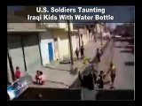 US Soldiers Taunting Iraqi Children With Water Bottles