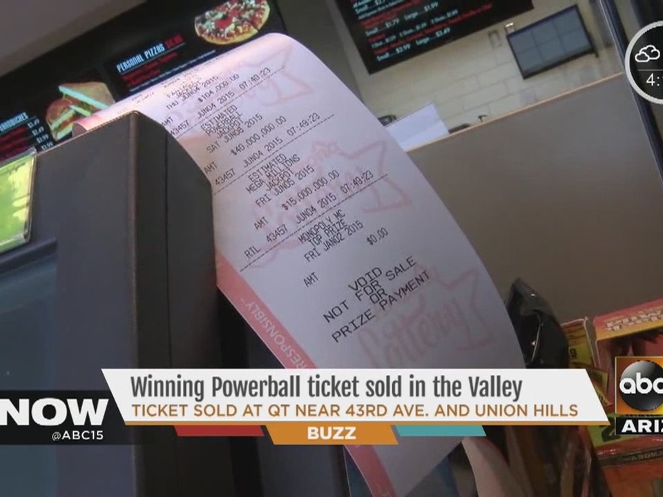 Winning Powerball ticket sold in the Valley