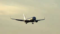 Caribbean Airlines 903 (767-300ER) landing at Piarco Intl.