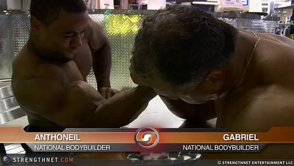 Arm Wrestling- Anthoneil vs Gabriel