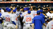 Cubs and Marlins Hold Polite, Bench-Clearing Brawl