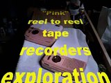 Miny Tape Recorder Abuse Recovery - 2 Miny 401 Pink Tape Recorders