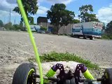 hayden's 1/10 scale rc buggy on board cam vid