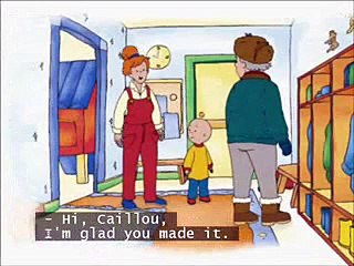 Caillou the creative with subtitles