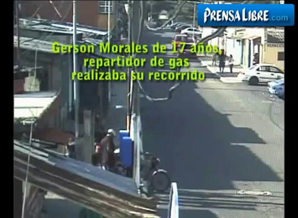 Cámara capta momento en que ocurre un asesinato en Guatemala