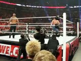 The Rock and John Cena after WWE Monday Night Raw Went Off The Air.