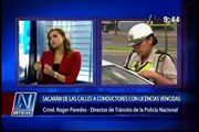 CONDUCTORES  INFRACTORES SERÁN RETIRADOS DE CIRCULACIÓN [Canal N]