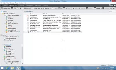GroupWise 2014: Sending and Receiving Email