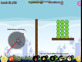 Angry Birds. Gun evil birds.