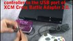 XCM Cross Battle Adapter 2.0 works on PlayStation 3 Slim - Xbox 360 controller on PS3