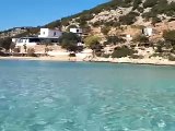 Crystal clear waters of Lipsi, Greece—Greek Isles
