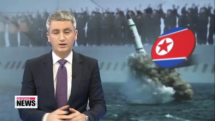 Video shows Kim Jong-un watching submarine-launched missile test