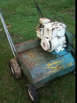 Parker Thatch-o-matic Thatcher (De-thatcher) 1982 Briggs Stratton 5HP Horizontal