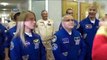 [ISS] Expedition 36 Suit Up Into Space Suits Ahead of Launch