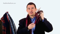 Man's Guide To Tying A Scarf - 7 Simple Ways To Tie Scarves - Man Tieing Scarfs