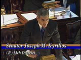 Senator Kyrillos Speaks on Floor: 