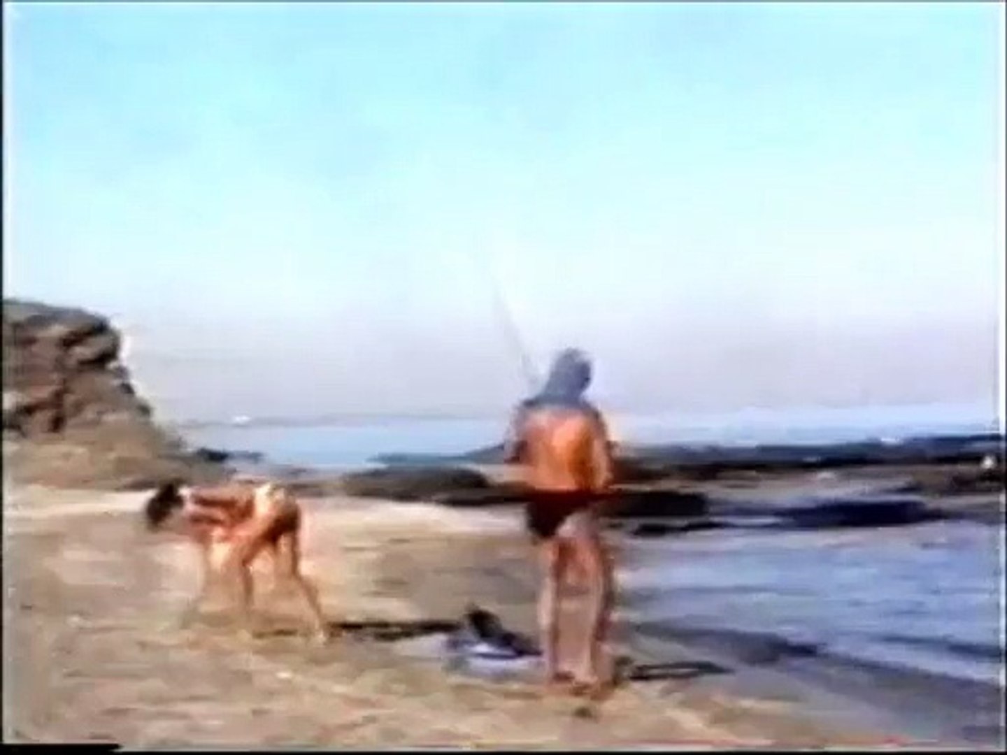 Bikini bottoms ripped off