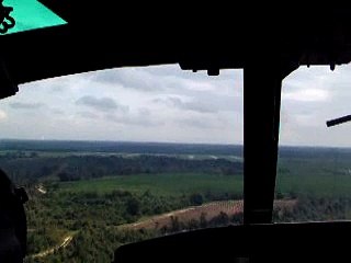 UH-1H Huey low level autorotation