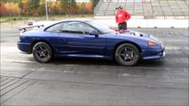 10 Seconds, 2 tons, 1 turbo = Damn Fast Dodge Stealth Drag Race!