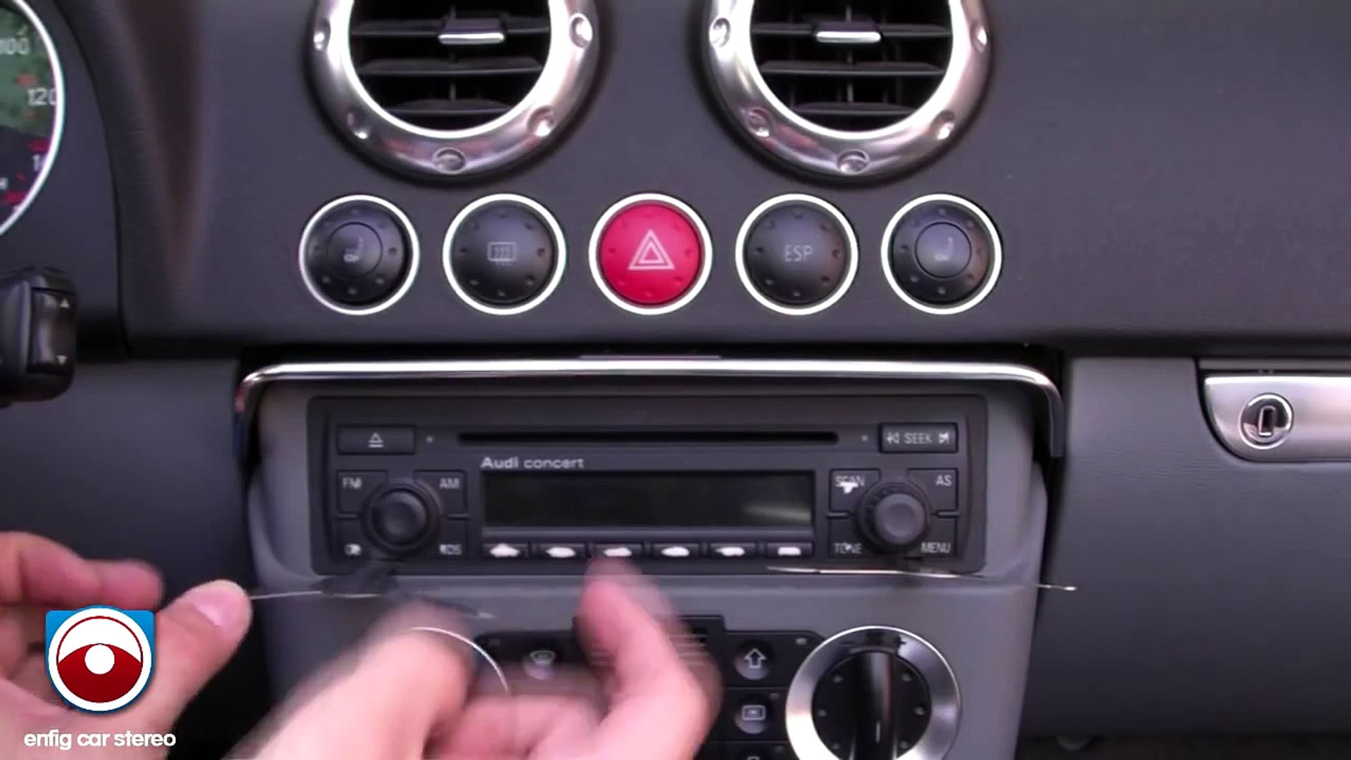 Audi TT Radio Removal 2002-2006 - video Dailymotion