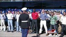 Marines Join Local Families for Thanksgiving