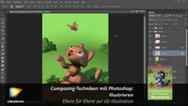 Composing-Techniken mit Photoshop: Illustrieren Tutorial: Die Katze ausarbeiten |video2brain.com