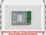 Eathtek New 2.5 SSD to 3.5 SATA Hard Disk Drive HDD Adapter Converter Caddy Tray Cage Hot Swap