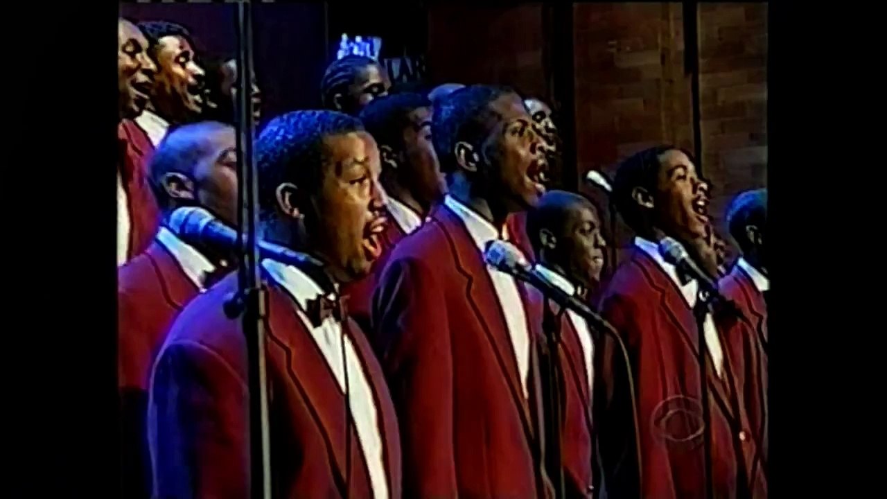 Odetta and Boys Choir of Harlem on first Letterman show after 9/11 "This Little Light of Mine"