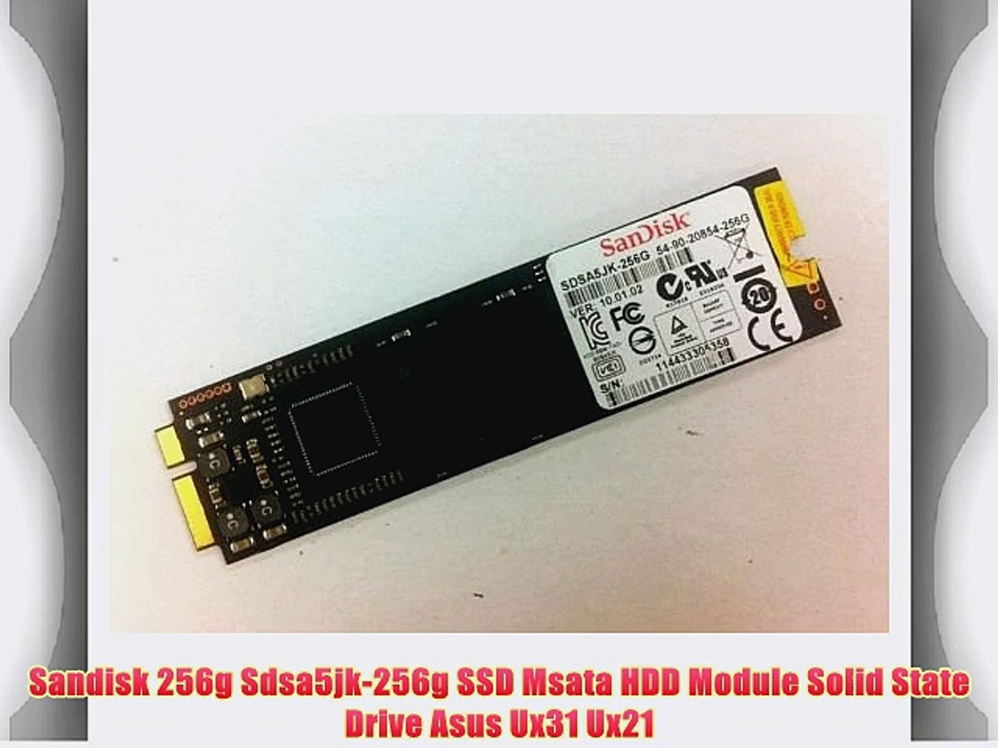 Sandisk 256g Sdsa5jk-256g SSD Msata HDD Module Solid State Drive Asus Ux31  Ux21 - video Dailymotion