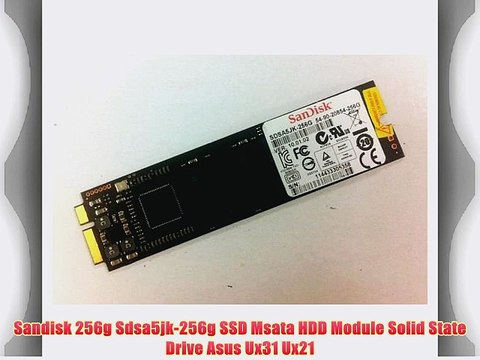 Sandisk 256g Sdsa5jk-256g SSD Msata HDD Module Solid State Drive Asus Ux31 Ux21